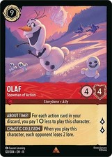 Disney Lorcana TCG - Winterspell Olaf - Snowman of Action - Rare - 122/204