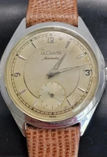 Rare 1950s Jaeger Lecoultre Automatic Bumper Model E.329 Cal.P813 Men's Watch 