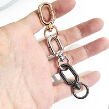 5pcs Metal Keychain Clips Keyring Holder Organizer Car Key Finder Hook Keys Clip