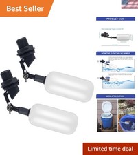Automatic Water Filling Solution - 2-Pack 1/2 Inch NPT Adjustable Float Valves