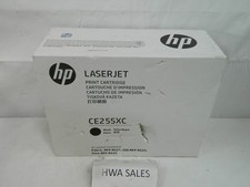 Genuine HP CE255XC Black Toner Cartridge OEM DENT/TEAR ON FRONT OF SEALED BOX