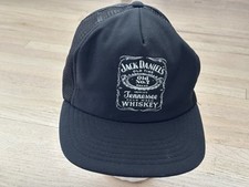 Vintage Jack Daniels Whiskey Black Mesh Trucker Snapback Hat Cap Yupoong