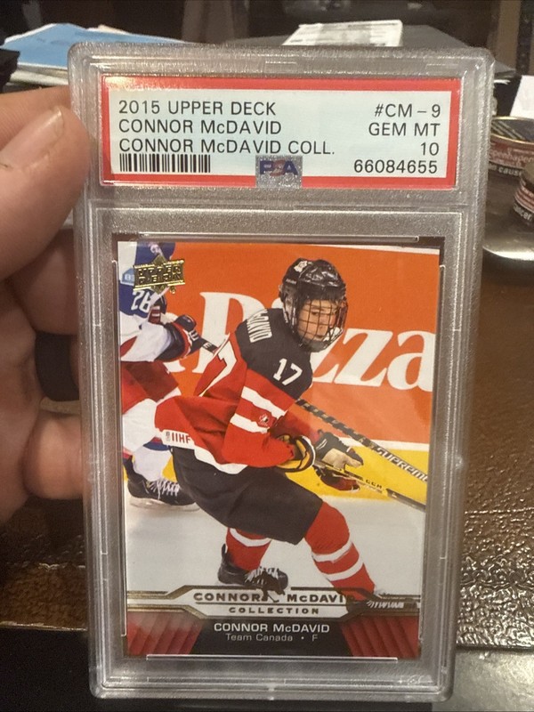 Connor McDavid 2015 Upper Deck Connor McDavid Collection PSA 10