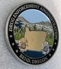 Drug Enforcement Administration Seattle Division Bend Oregon DEA Police Coin — photo 8