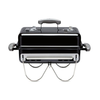 Weber Go anywhere Split Grate Charcoal Grill 19-in W Black Charcoal Grill