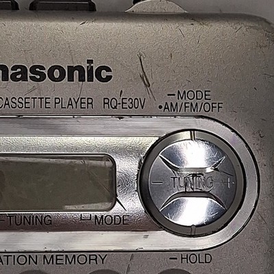 Panasonic RQ-E30V Stereo Radio Cassette Tape Portable Player Deck