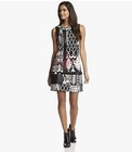 DESIGUAL Analba Sleeveless Sheath Embroidered Mini Dress ~ Size 42 AU14