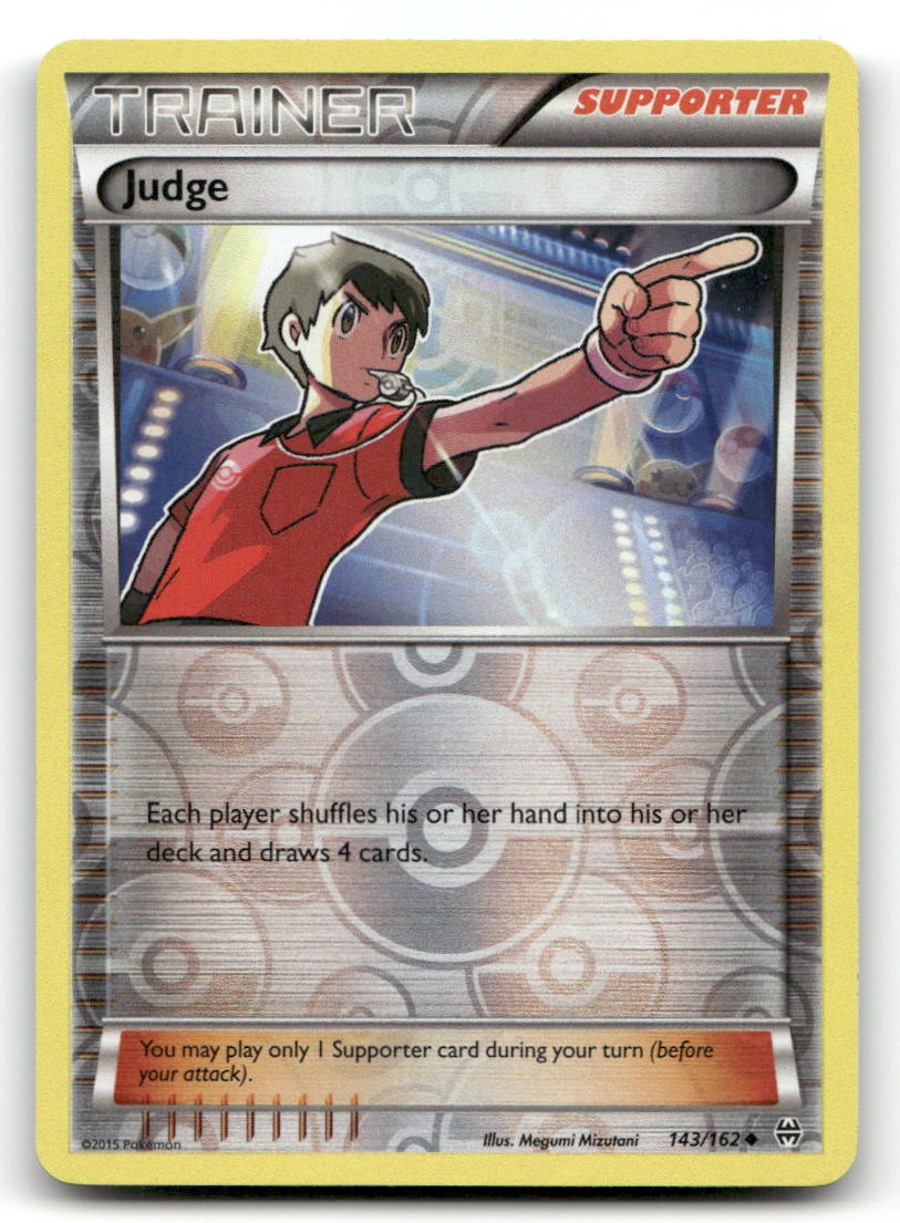 Judge 143/162 UC BREAKthrough Pokemon Reverse Holo MP