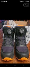NEW DEWALT MCLAREN F1 Team Mens Size 8 Traction BOA Safety Boots  Black Orange