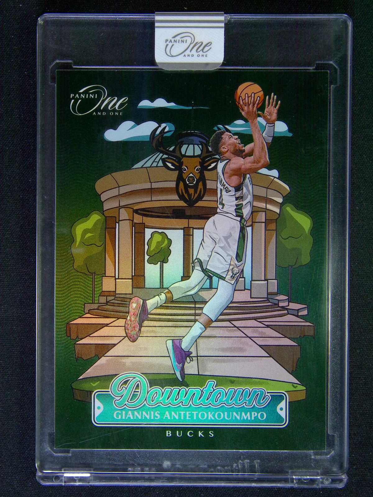 2024-25 Panini One And One Giannis Antetokounmpo #8 Downtown Case Hit SSP