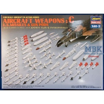 HASEGAWA HAS36003 U.S. Aircraft Weapons C (X48-3)