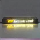 Vintage Miller Genuine Draft Beer Billiard Pool Table Hanging Light Lamp 48"