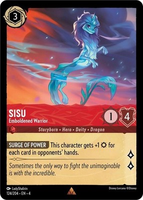 Disney Lorcana TCG - Ursula's Return - Sisu - Emboldened Warrior - 124/204