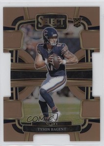 2023 Panini Select Concourse Copper Prizm Die-Cut /299 Tyson Bagent Rookie RC
