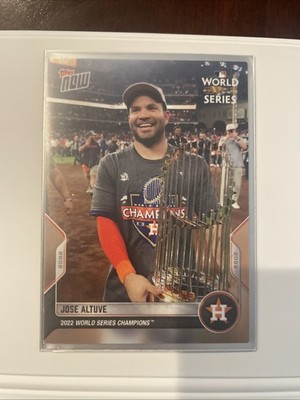 2022 Topps Now - Houston Astros World Series Champions Jose Altuve #WS-9 /4833