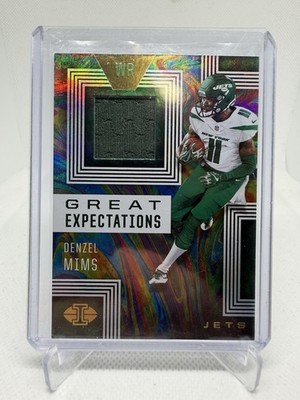 2020 Panini Illusions - Great Expectations Relics Denzel Mims #GE20 (MEM, RC)