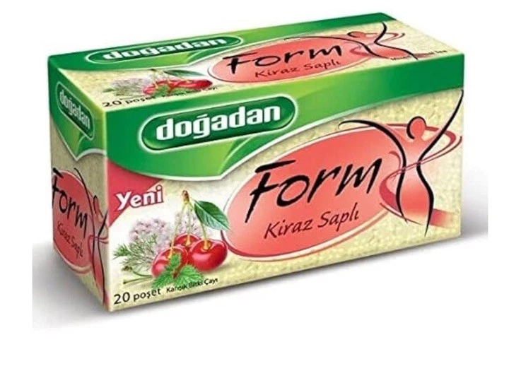 Forma de té con tallo de cereza natural a base de hierbas 10 cajas / 200 bolsitas de té té té de desintoxicación Foto 2 de 4