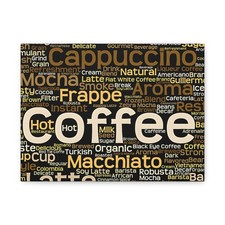 Coffee Lovers Wall Art, Coffee Decor, Matte Canvas Print, Kitchen Decor, Barista