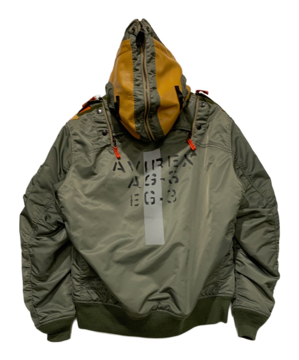 AVIREX Nylon MA-1 Jacket XL Size Olive REMODEL MARK2 783 AVIREX Nylon MA-1 Jacket XL Size Olive REMODEL MARK2 783