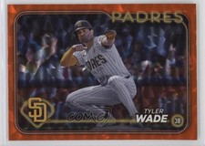 2024 Topps Update Orange Crackle Foilboard 181/299 Tyler Wade #US266 0vt8