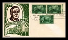 DR JIM STAMPS US COVER ROOSEVELT MEMORIAM FDC SCOTT 930 SMARTCRAFT THERMOGRAPHED
