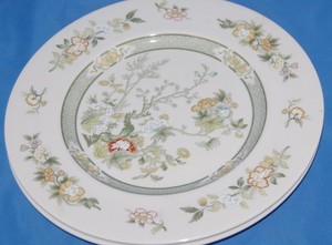 Set of 2 Royal Doulton "Tonkin" dinner plates