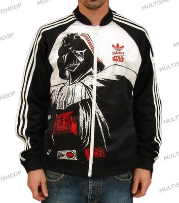 Adidas Black Darth Vader Snoop dogg Star Wars Track Jacket Hoodie