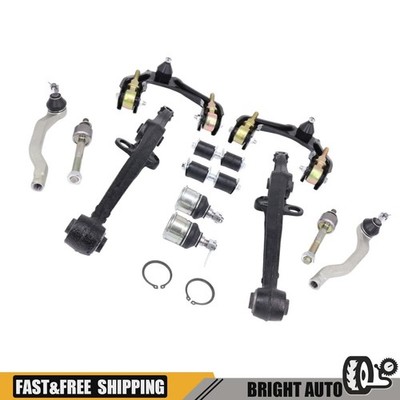 For Honda Accord 2.2L Pack of 12 Lower Upper Control Arm Tie Rod Ball Joint New