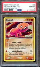 PSA 8 Trapinch 67/92 Reverse Foil Stamped EX Legend Maker Pokemon Card NM on eBay