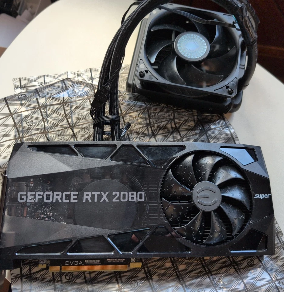 EVGA NVIDIA GeForce RTX 2080 Super 8GB GDDR6 Hybrid AIO Graphics Card - Image 2 of 4