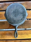 Vintage GRISWOLD Cast Iron SKILLET Frying Pan # 6 LARGE BLOCK LOGO