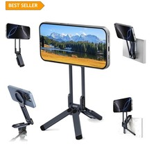 Lightweight Aluminum Magnetic Tripod for iPhones: Perfect for Travel Vlogging