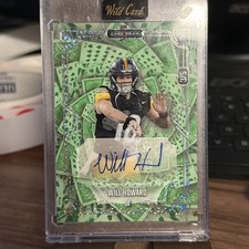 2025 Wild Card 5 Card Draw Will Howard 1/5 Rookie Auto Steelers Ohio State. rookie card picture