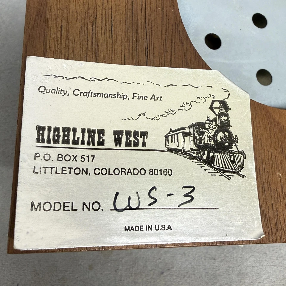 Highline West LWS-3 Estación Meteorológica Madera Termómetro Barómetro Higrómetro Foto 3 de 4