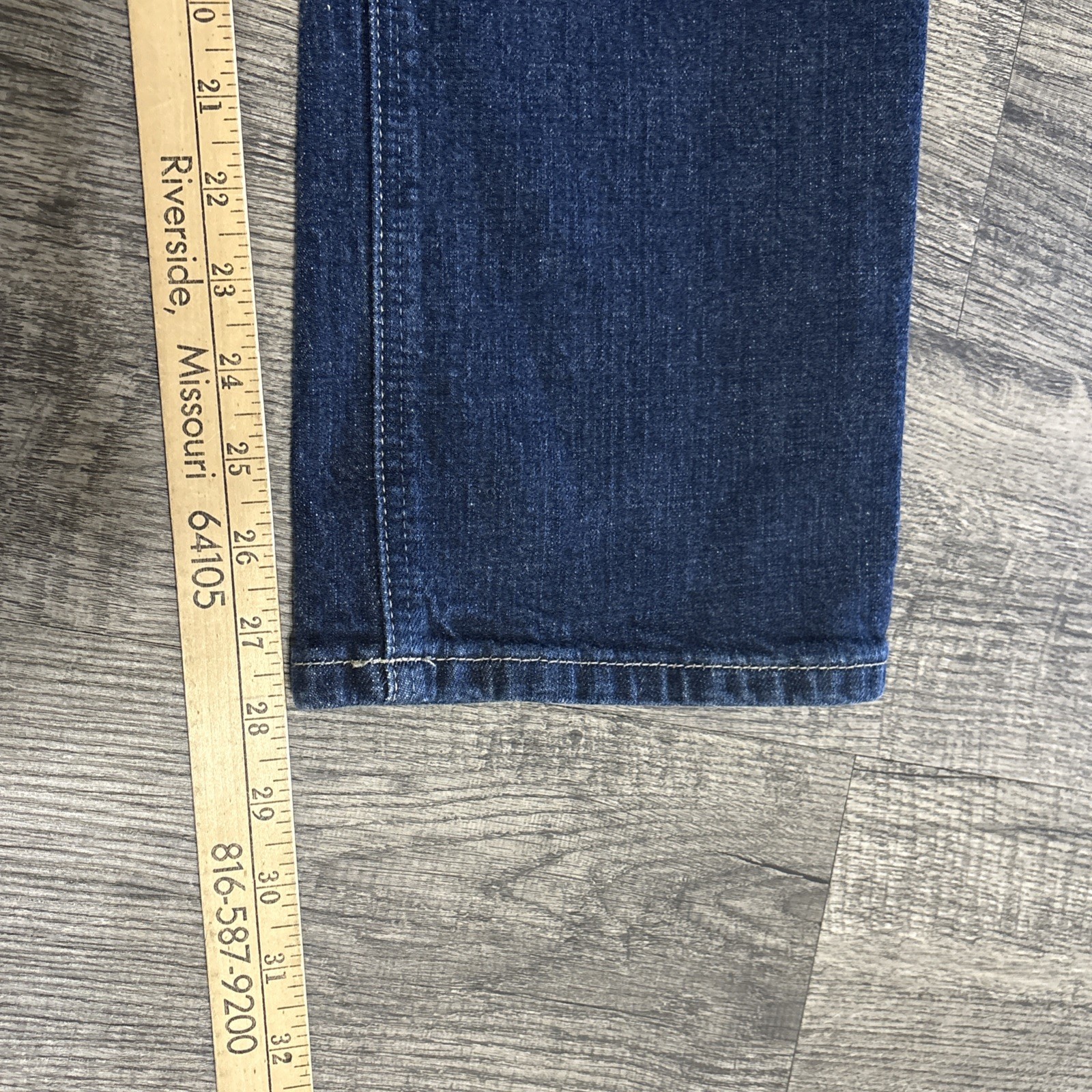 Ariat Legacy M1 Vintage Straight Leg Jeans Mens 38x30 Dark Wash Fits 37 X 28 - View 11