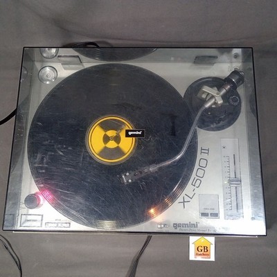 Gemini XL 500 II Direct Drive Manual Turntable Tested for sale