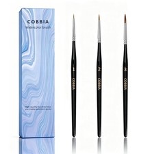 Paint Brushes Set-Sable Watercolour Brushes Round Point Tip Paint Brush Set f...