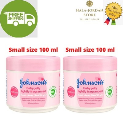 2 X Johnson's Baby Jelly (100 ml) -Lightly Fragranced  FREE SHIPPING 