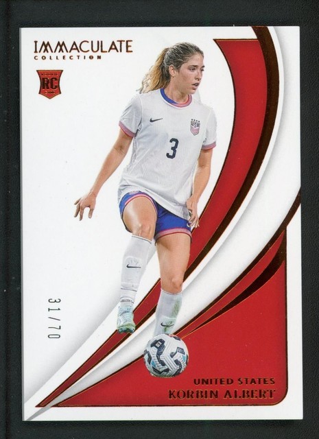 2024-25 KORBIN ALBERT 31/70 PANINI IMMACULATE COLLECTION ROOKIE RC #138