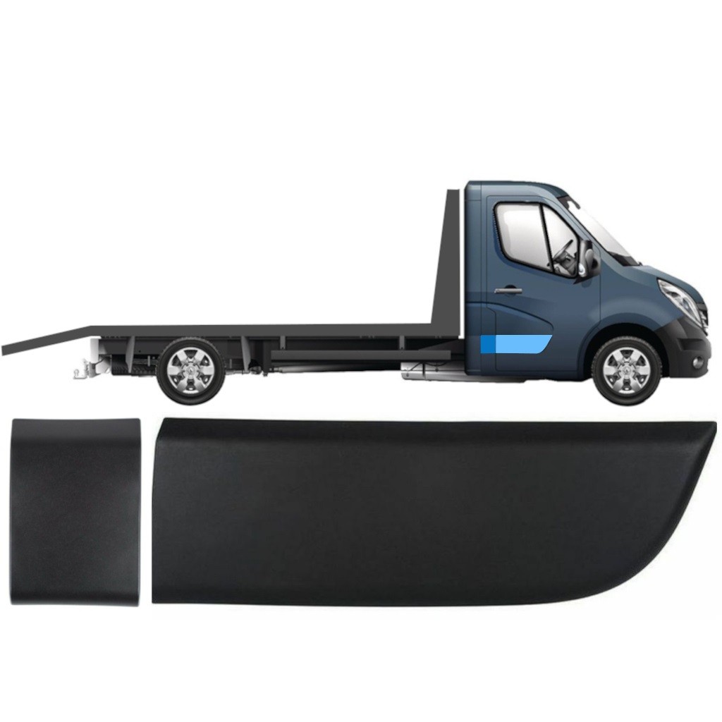 Side trim set for single cab for Nissan NV400 2010- / Right