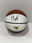 BOB HUGGINS SIGNED BASKETBALL WEST VIRGINIA MOUNTAINEERS BOBBY PROOF JSA COA — photo 1
