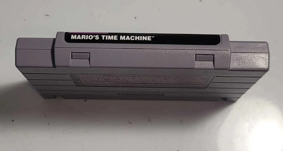 Mario's Time Machine (Super Nintendo SNES, 1993) Untested - Image 3 of 4