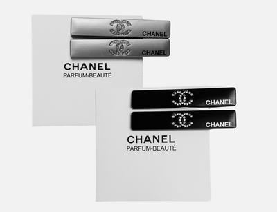 Chanel Beauty Hair Clip Set (2 Pcs) | New with Box - Black 