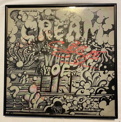 Cream Wheels of Fire Record Autographed Eric Clapton Ginger Baker Jack Bruce