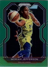2021 Panini Prizm WNBA Prizms Green #9 Moriah Jefferson - BSK