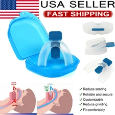 Anti Snore Sleep Aid Stop Snoring Mouth Device Guard Bruxism Sleeping Aids NEW