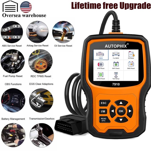 Bmw B800 Srs Reset Tool Airbag Diagnostic Scanner Obd2 Test Device Obdii For Sale Online Ebay