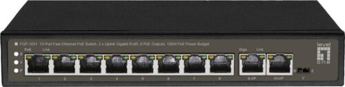 Levelone Switch di Rete Non Gestito Gigabit Ethernet 10/100/1000 Poe Nero Level  - Foto 1 di 1