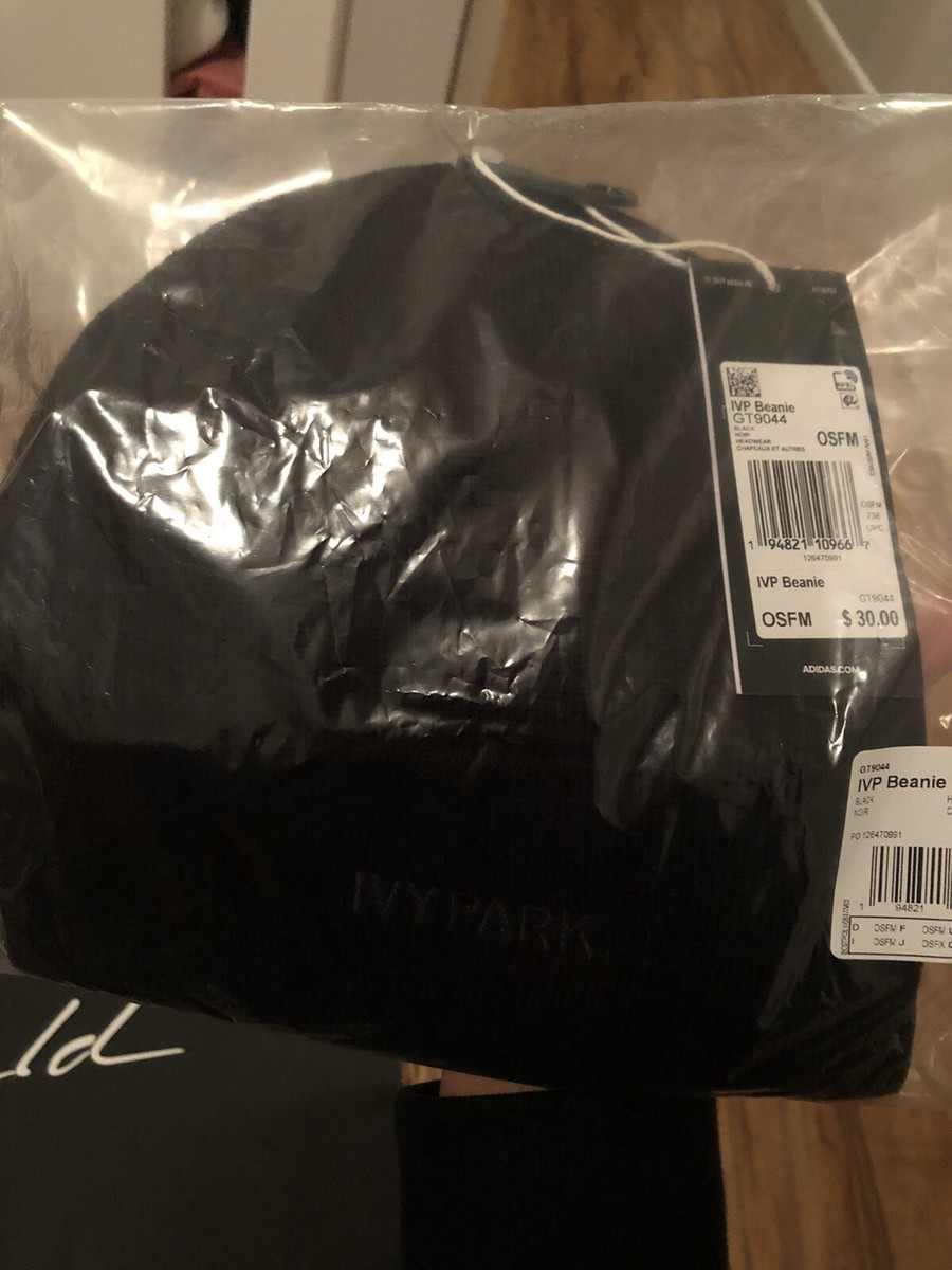 IVY PARK x Adidas Beyonce BEANIE Knit Hat Drip 2.2 Black In Hand IVY PARK x Adidas Beyonce BEANIE Knit Hat Drip 2.2 Black In Hand