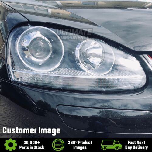 VW Golf Mk5 Hatchback 2003-2009 Projector Headlights Set R32 GTi Xenon Look - Picture 10 of 11